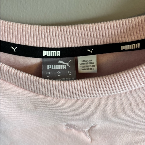 Puma Women's Light Pink Hoodie - Picture 2 of 2